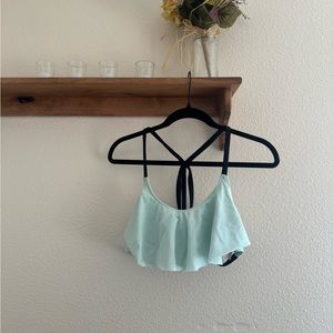 PINK Swimsuit Bikini Top Mint Green